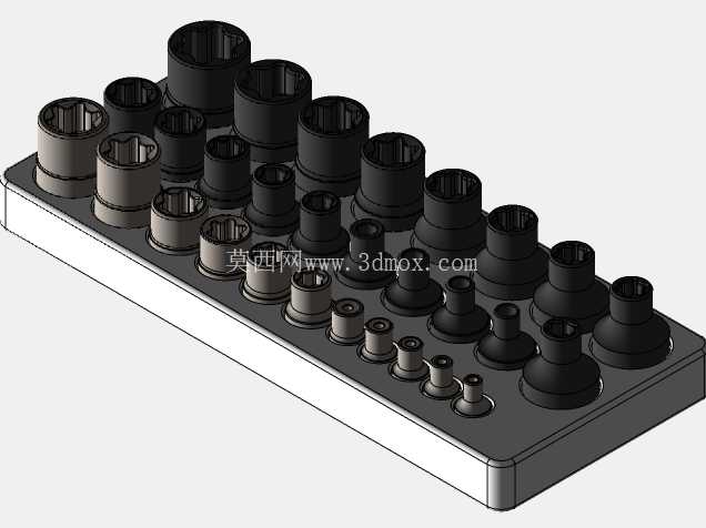 CARL-0001-000 Rev A Carlyle 外部星形冲击插座 3DP