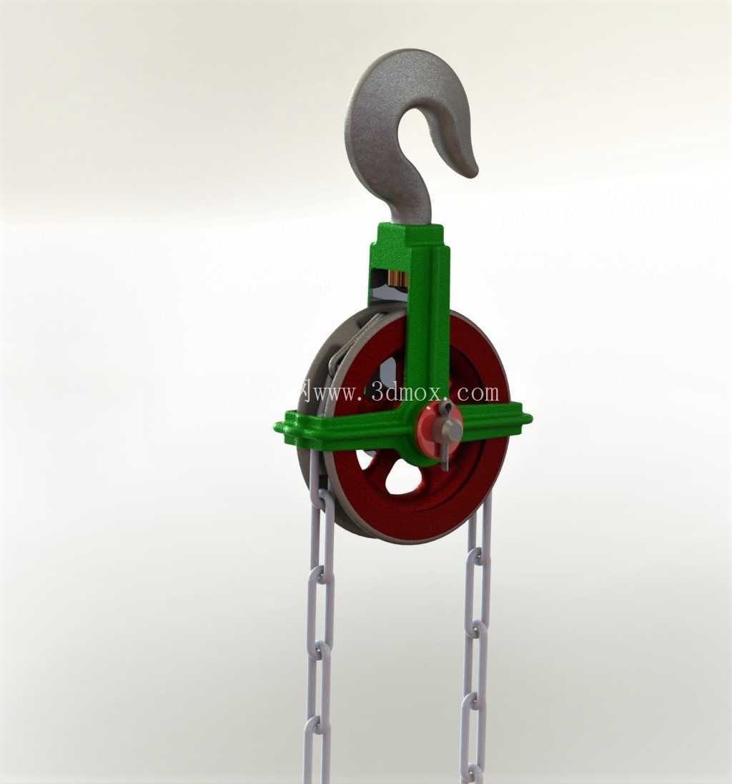 Rueda para cadena con gancho��