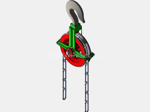 Rueda para cadena con gancho��