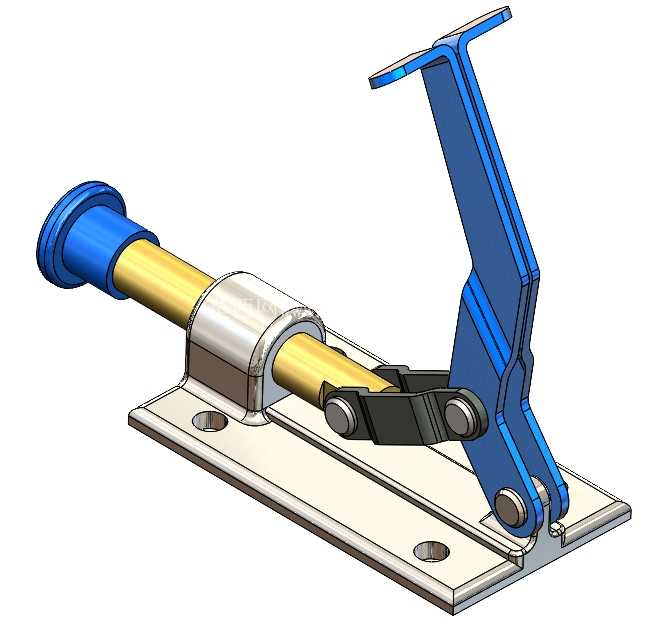 SolidWorks 中铰链夹的设计与装配