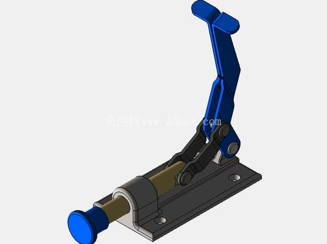 SolidWorks 中铰链夹的设计与装配