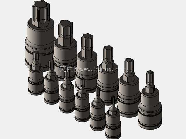 Carlyle Torx 螺丝刀套装 3DP