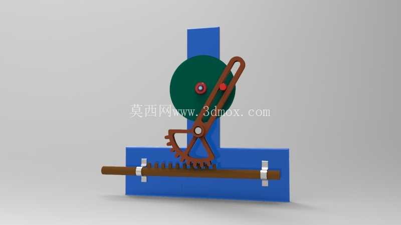 具有快速返回机构的旋转至往复运动