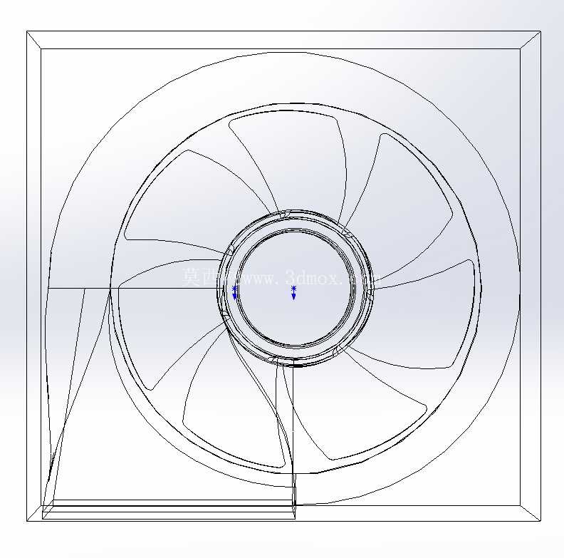 旧80*25风扇的3D打印升级v0.1