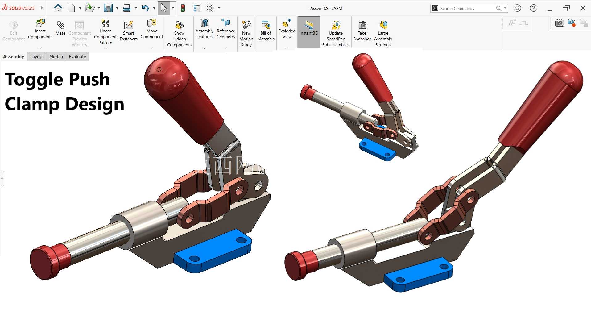 SolidWorks 中的切换器推夹设计 | SolidWorks 教程
