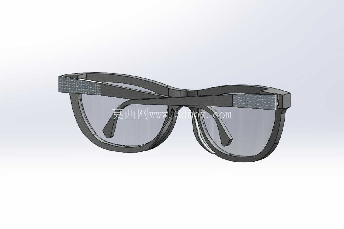眼镜 - SolidWorks 模型