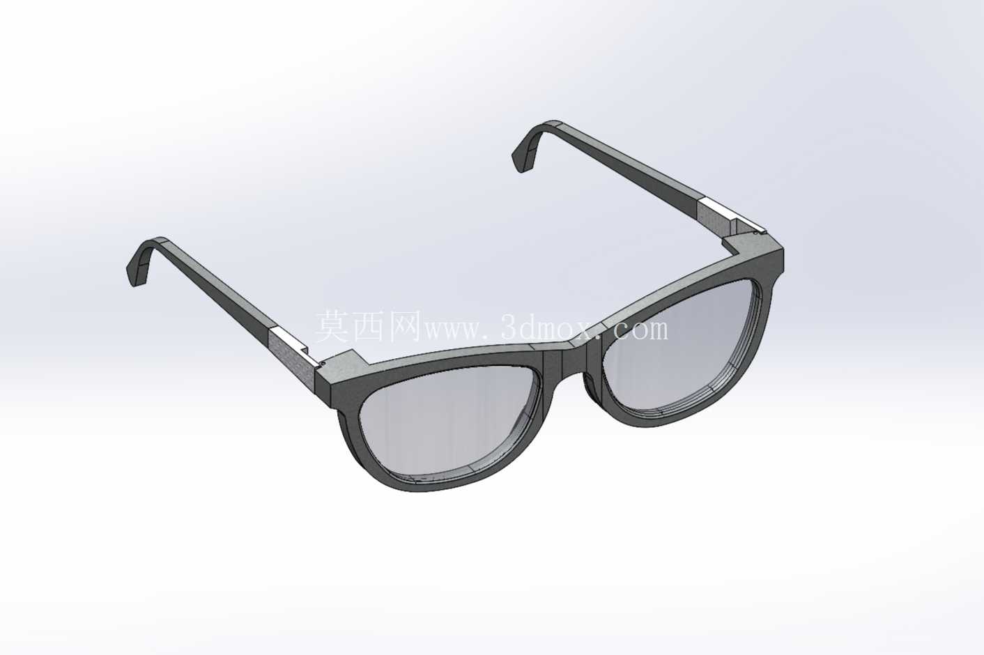 眼镜 - SolidWorks 模型