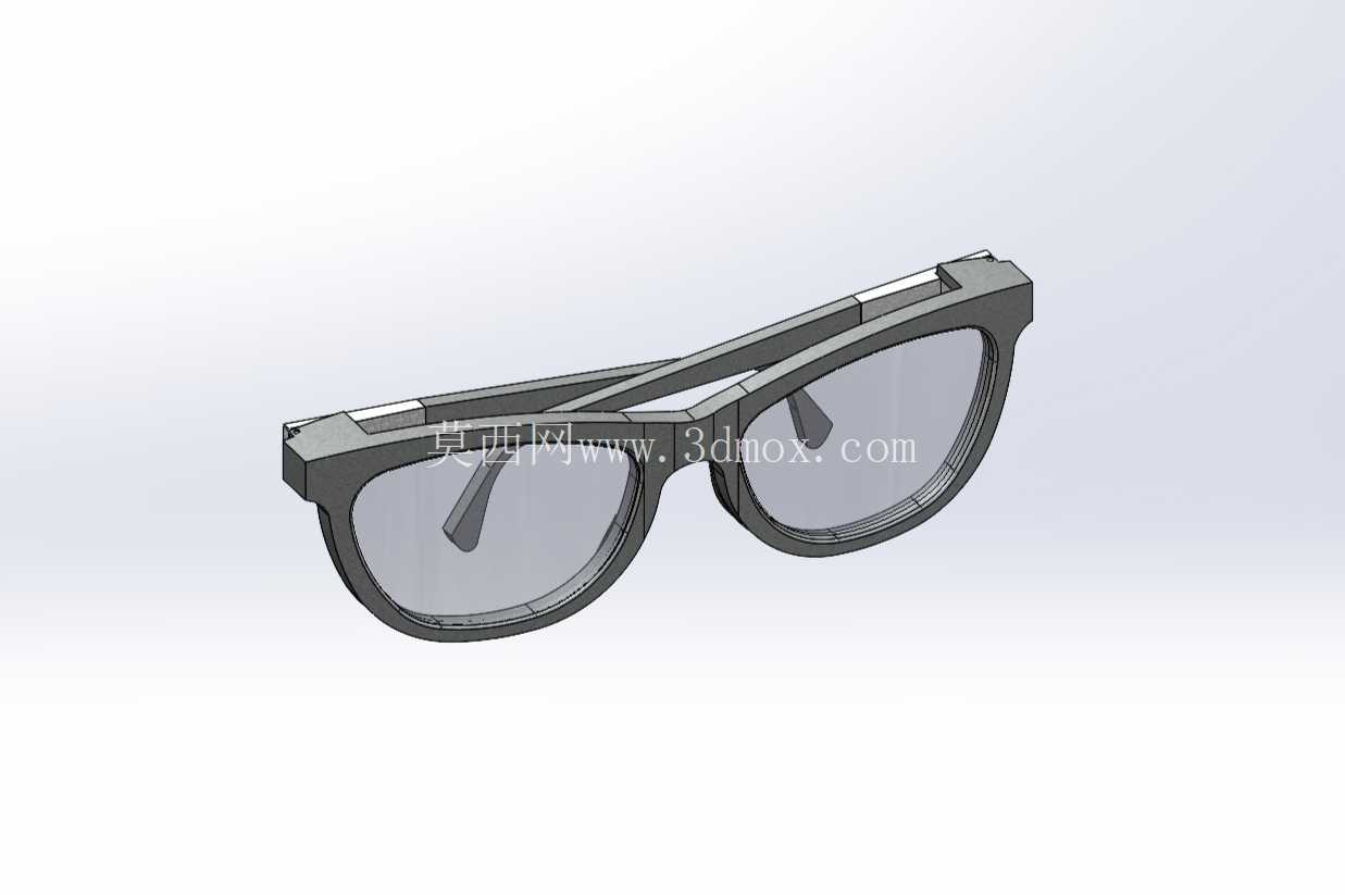 眼镜 - SolidWorks 模型