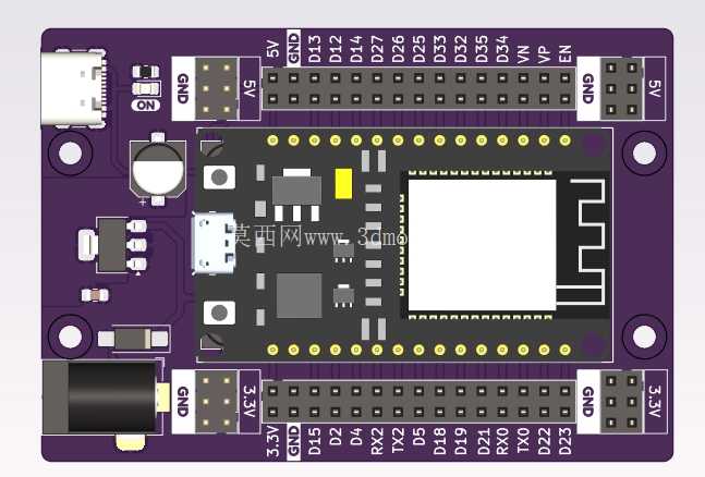 ESP32 DevKit_1 Shield(扩展板)