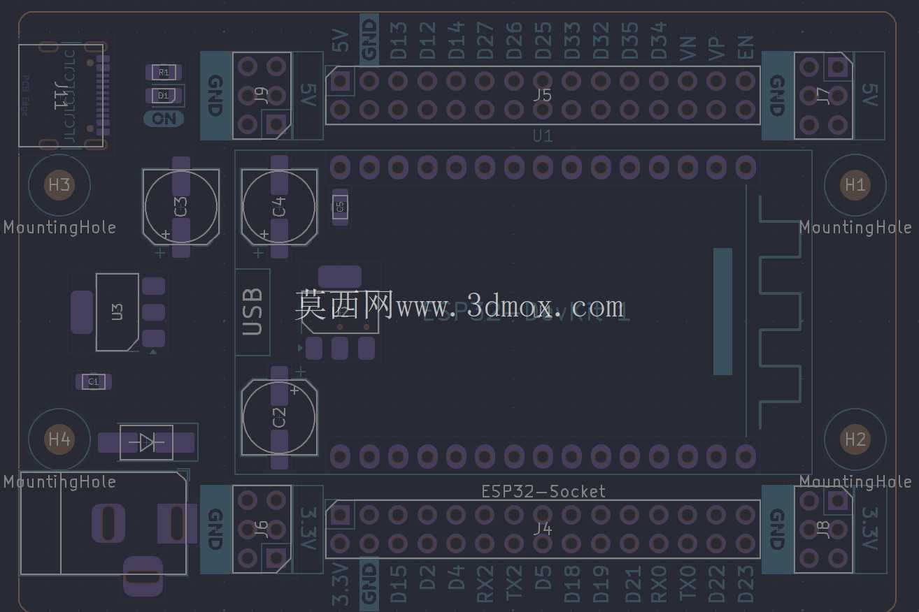 ESP32 DevKit_1 Shield(扩展板)