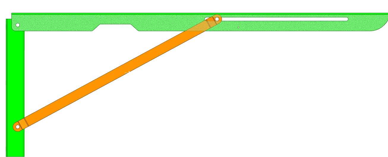 支架折叠