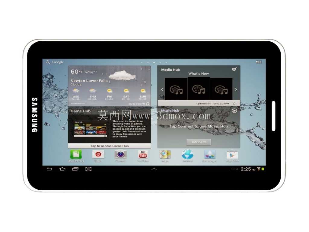 �º�Ĭ�µ����� Galaxy Tab2 3D ģ��