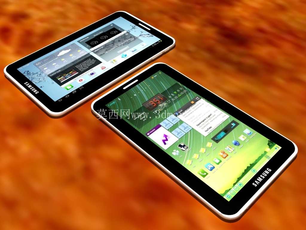 �º�Ĭ�µ����� Galaxy Tab2 3D ģ��