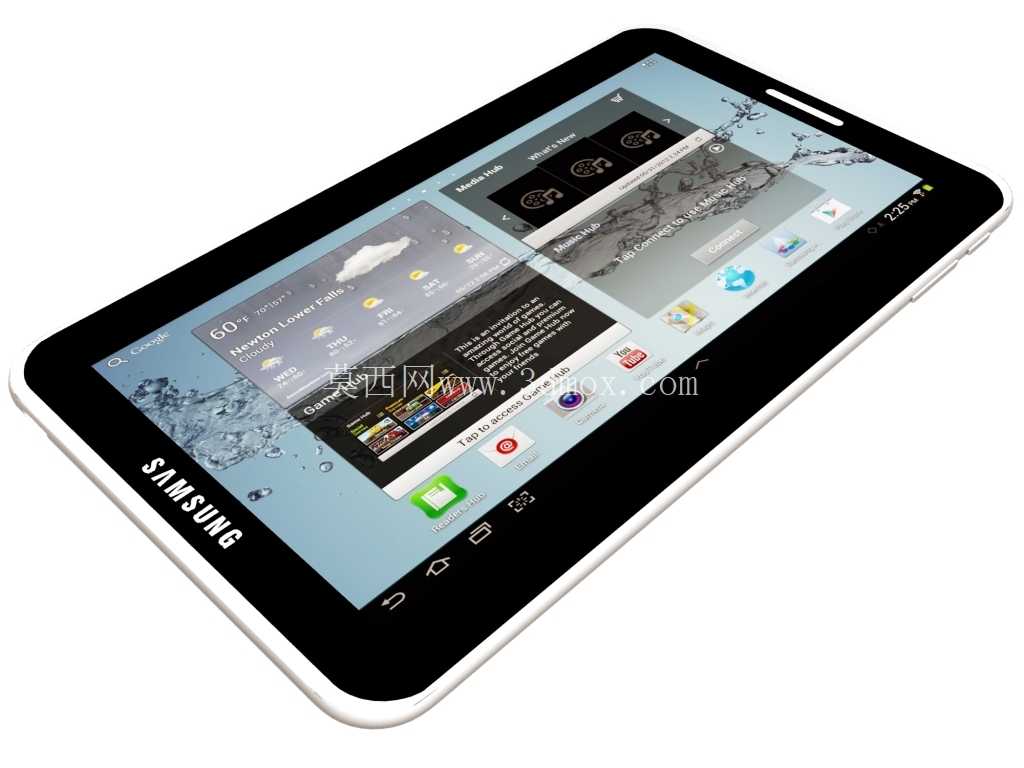 �º�Ĭ�µ����� Galaxy Tab2 3D ģ��