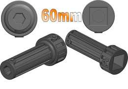 ������ 1/2 ��ͷת 1/4 ����ͷ 60mm