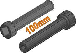 ������ 1/2 ������ 1/4 ������ͷ 100mm