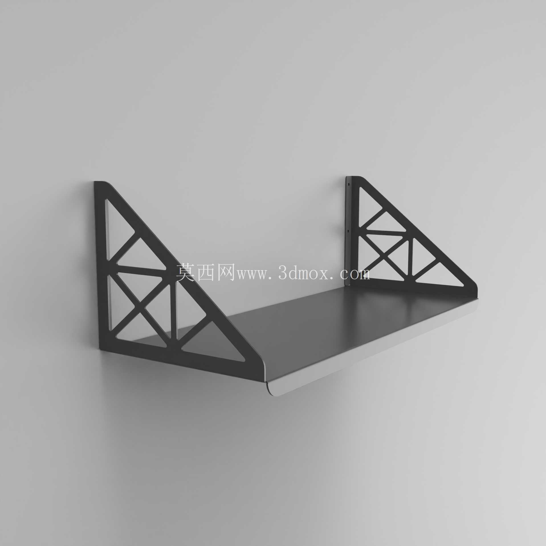 现代壁挂式金属架子支架| 可用 DXF 文件