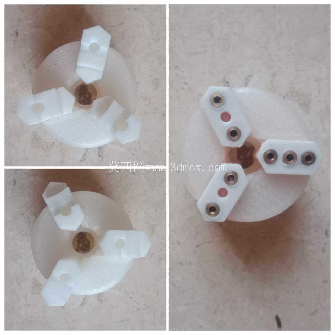 激光雕刻机旋转卡盘小型双卡盘