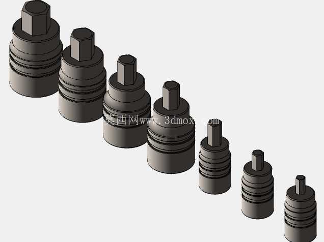 Carlyle SAE 六角螺丝刀套件托盘 3DP