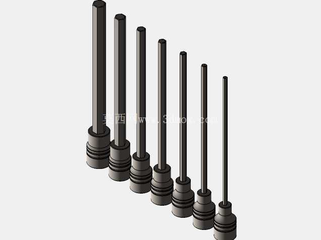 Carlyle SAE 六角螺丝刀套件托盘 3DP
