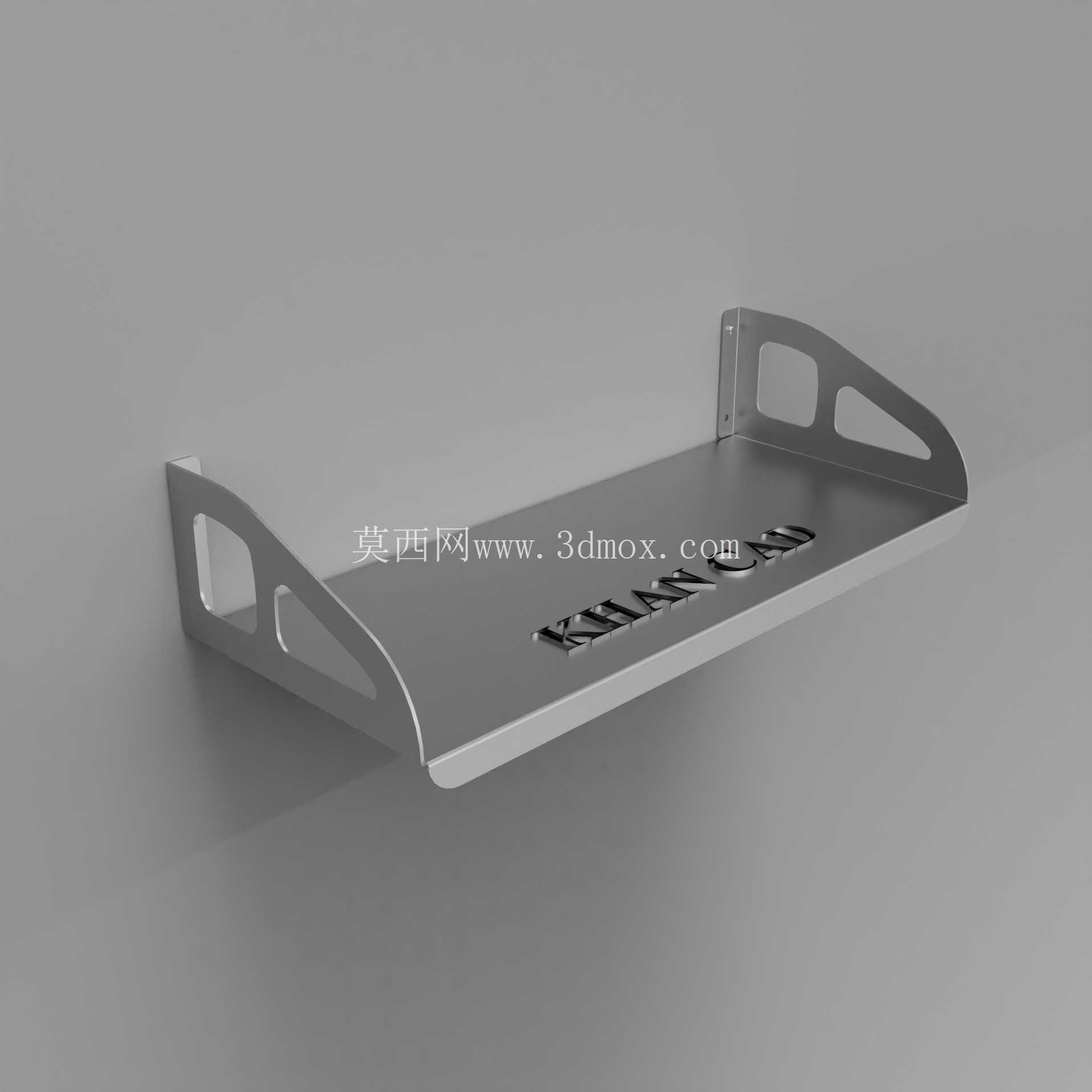现代壁挂式金属架子支架| DXF 文件