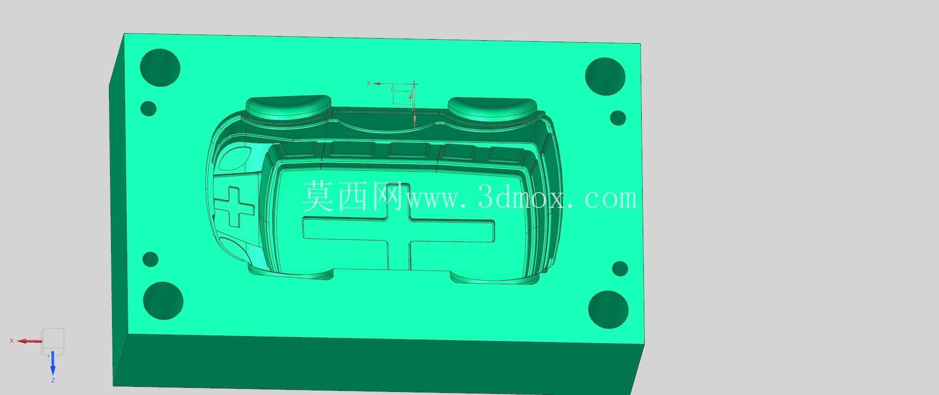 儿童玩具救护车,配有完整的模具和模具