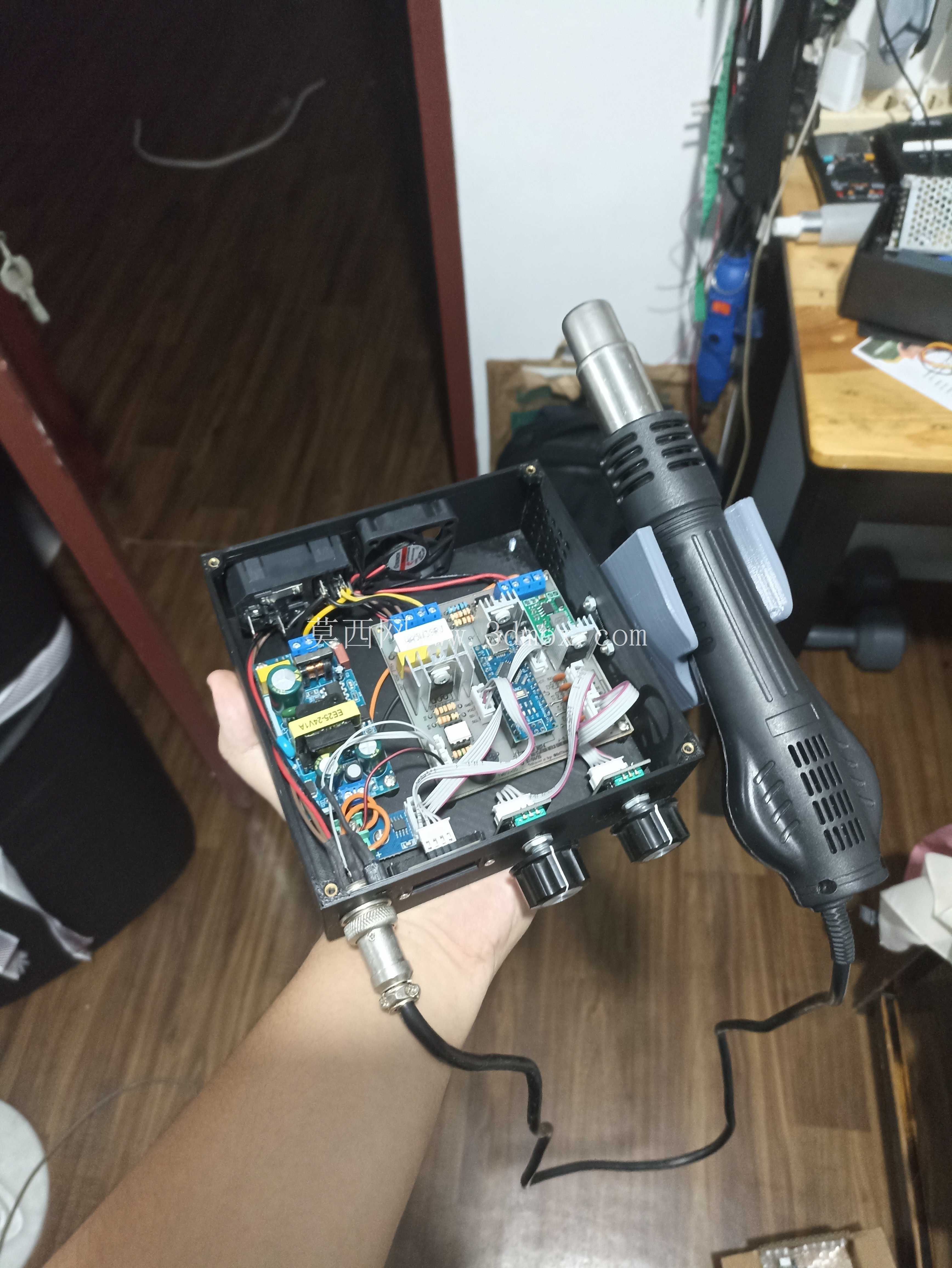 DIY Arduino热风站盒子案例