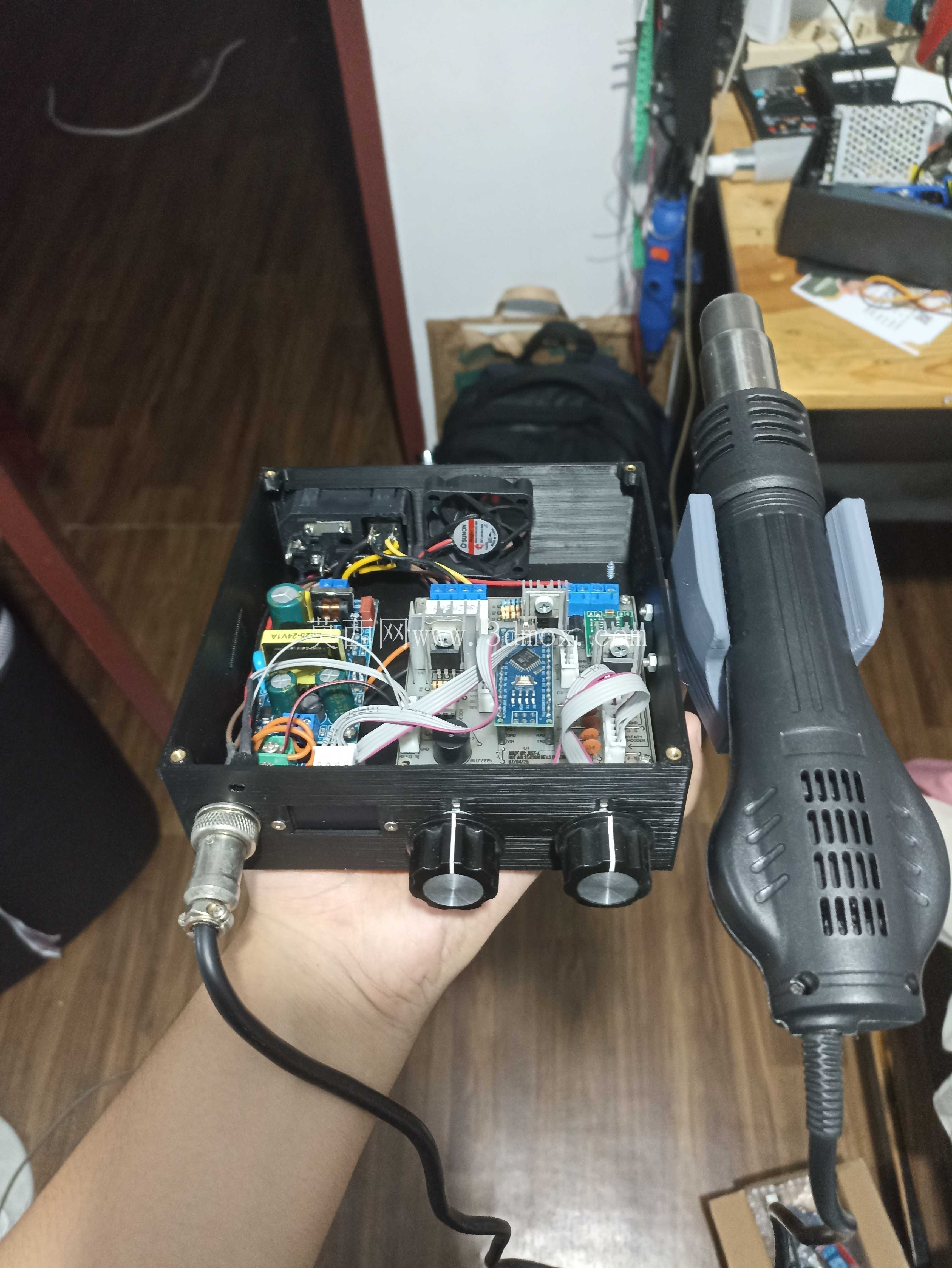 DIY Arduino热风站盒子案例