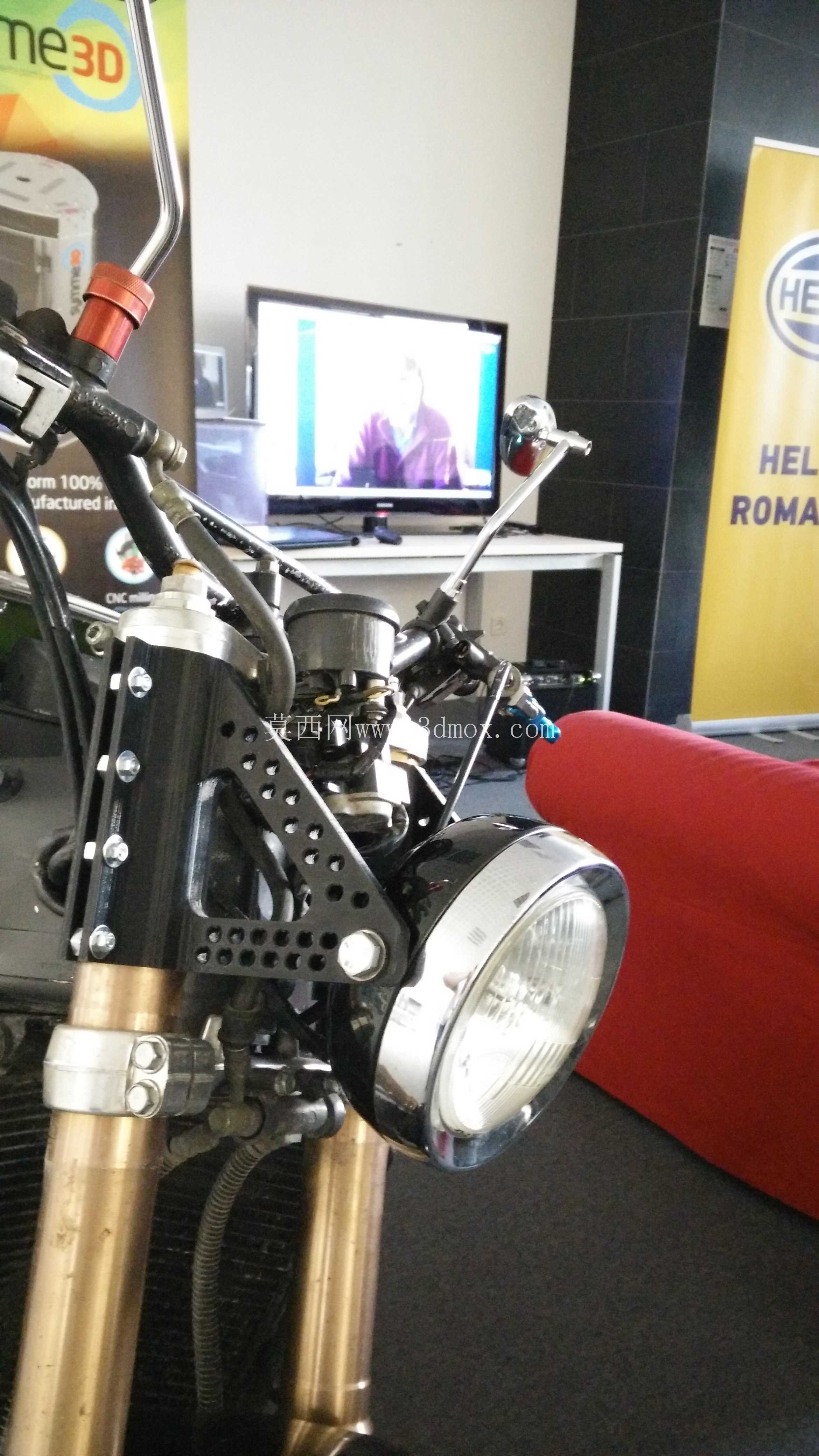 Cagiva SX 车头灯支架适用于川崎 ZXR 400 摩托车