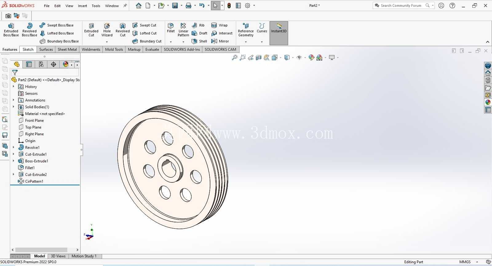 SolidWorks Ƥ����ģ�� - V ��Ƥ������