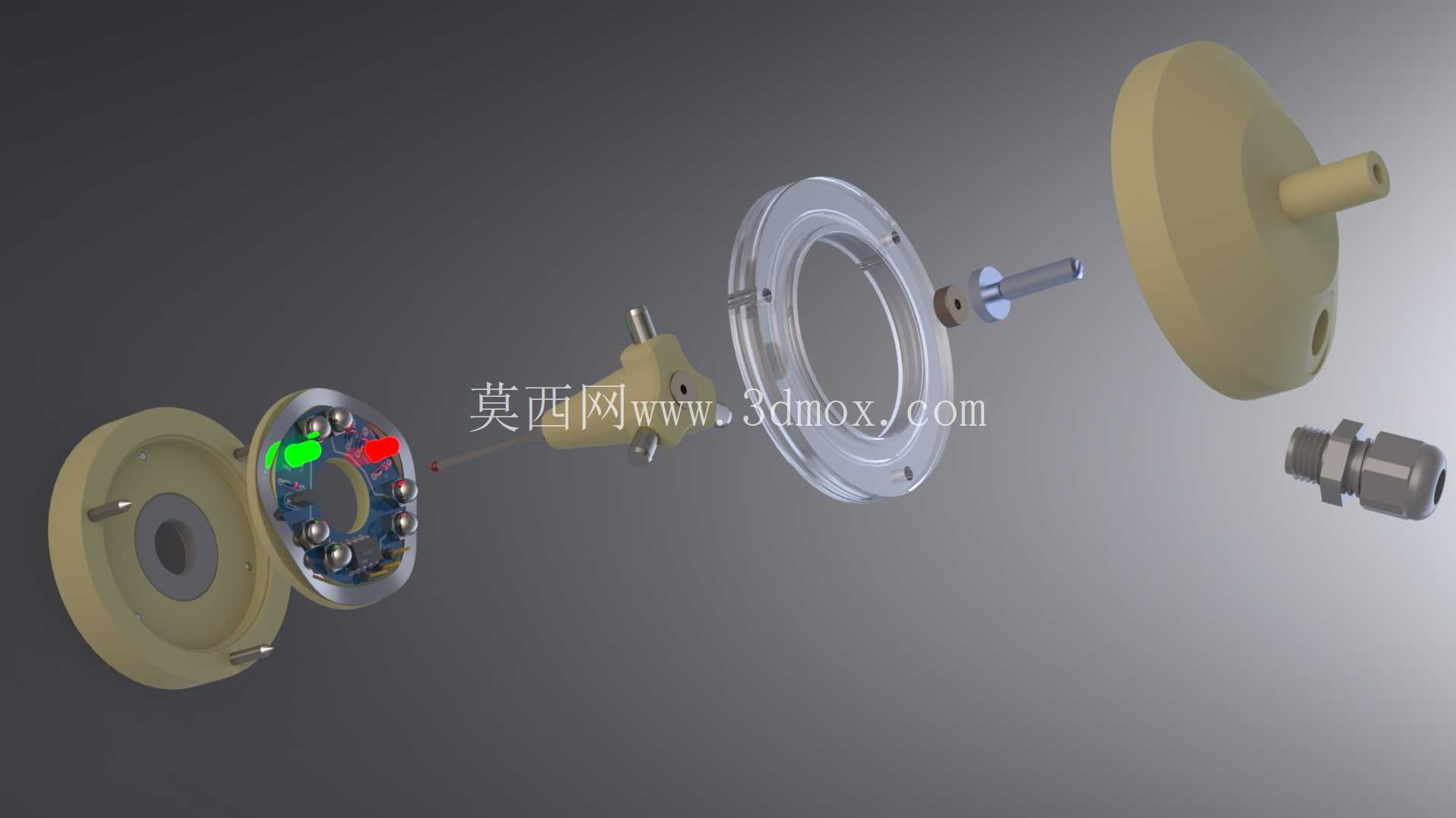 Tastatore cnc stampato 3D、3D 打印数控探针