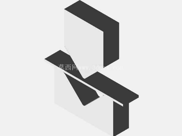 冲头和模具组 - 用于钣金操作的 STL 3D 模型