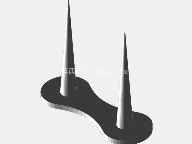 低材料 3D 打印机拉线测试