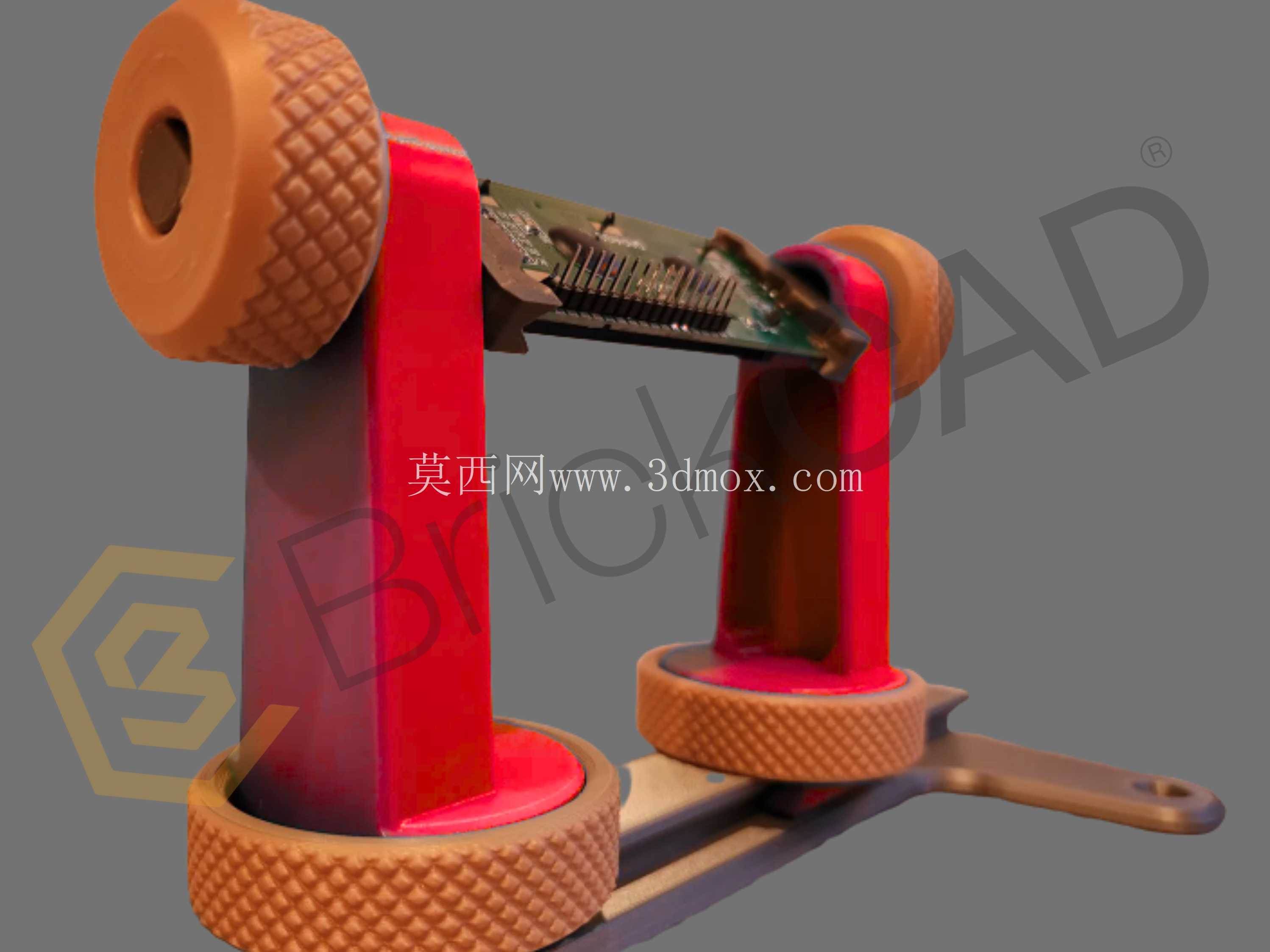 可调节焊接 PCB 支架 – 3D 可打印 CAD 模型 | SolidWorks Electronics 支持设计