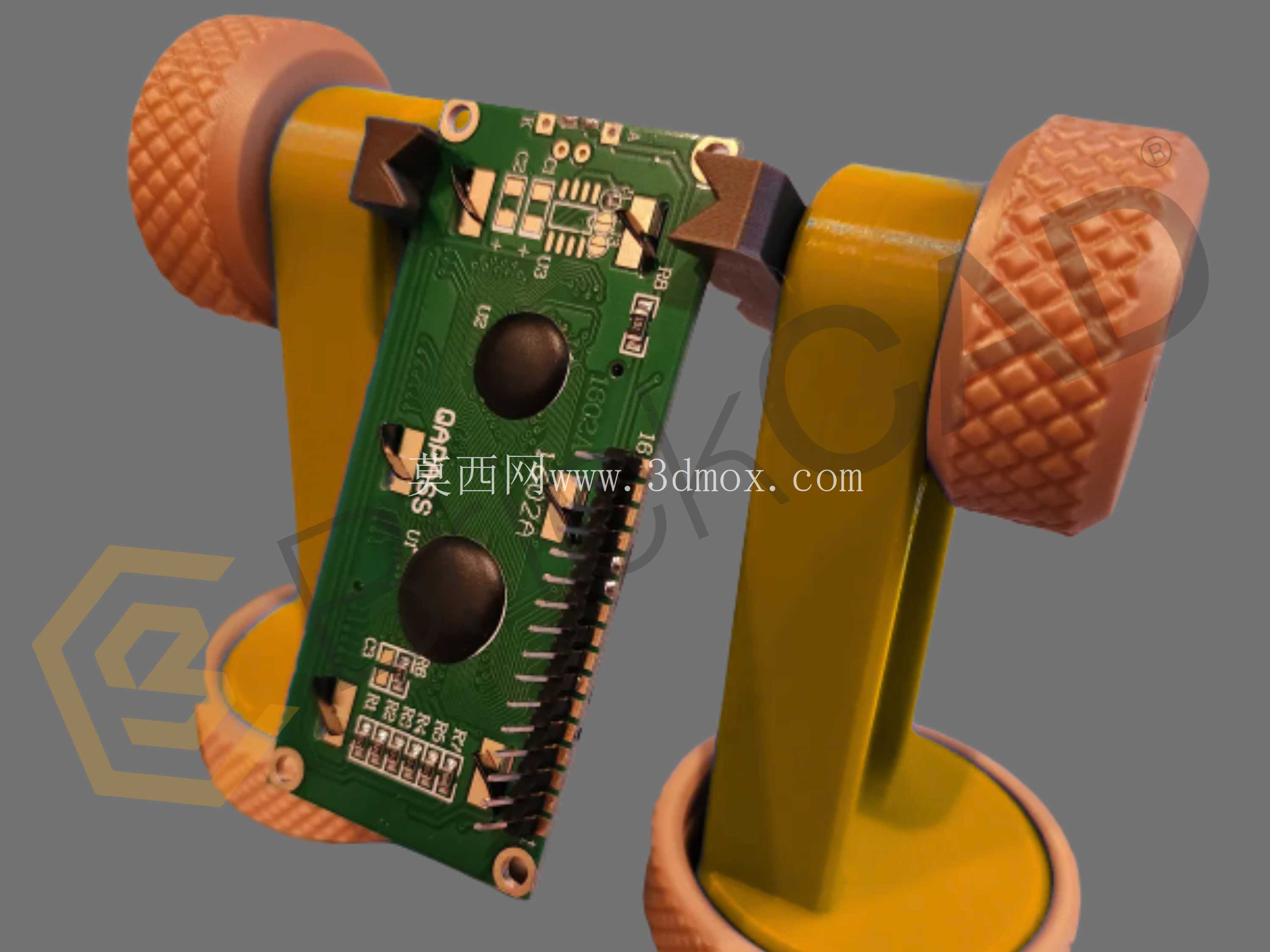 可调节焊接 PCB 支架 – 3D 可打印 CAD 模型 | SolidWorks Electronics 支持设计