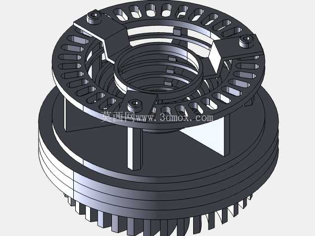 钢铁侠电弧反应堆 - 概念 3D CAD 模型 (SolidWorks 2024)