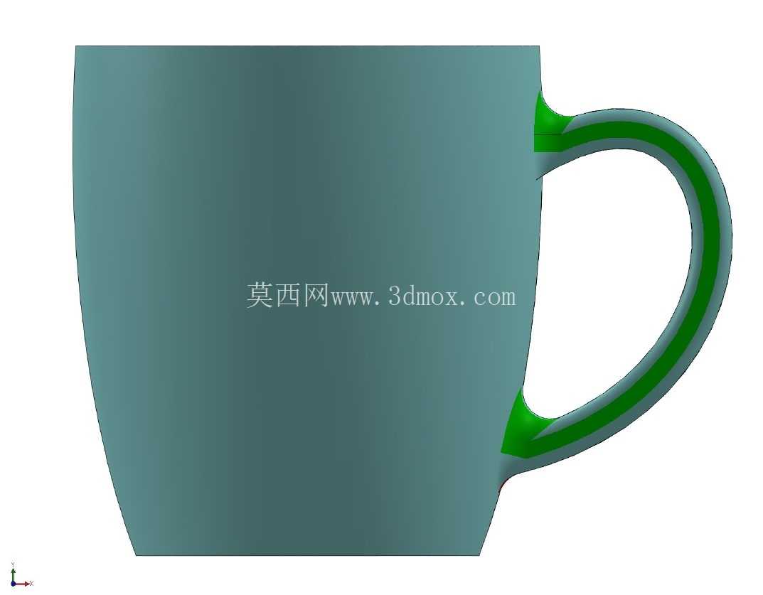 现代塑料杯设计| 用于制造的 SolidWorks / CAD 模型