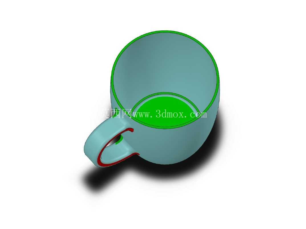 现代塑料杯设计| 用于制造的 SolidWorks / CAD 模型