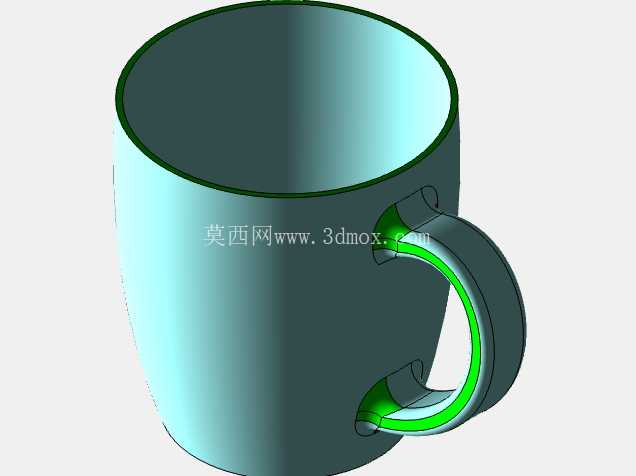 现代塑料杯设计| 用于制造的 SolidWorks / CAD 模型
