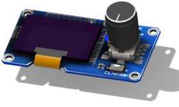 Estardyn 1.3 OLED 模块 SH1116 驱动器、EC11 编码器、I2C 接口、3.3V、128x64