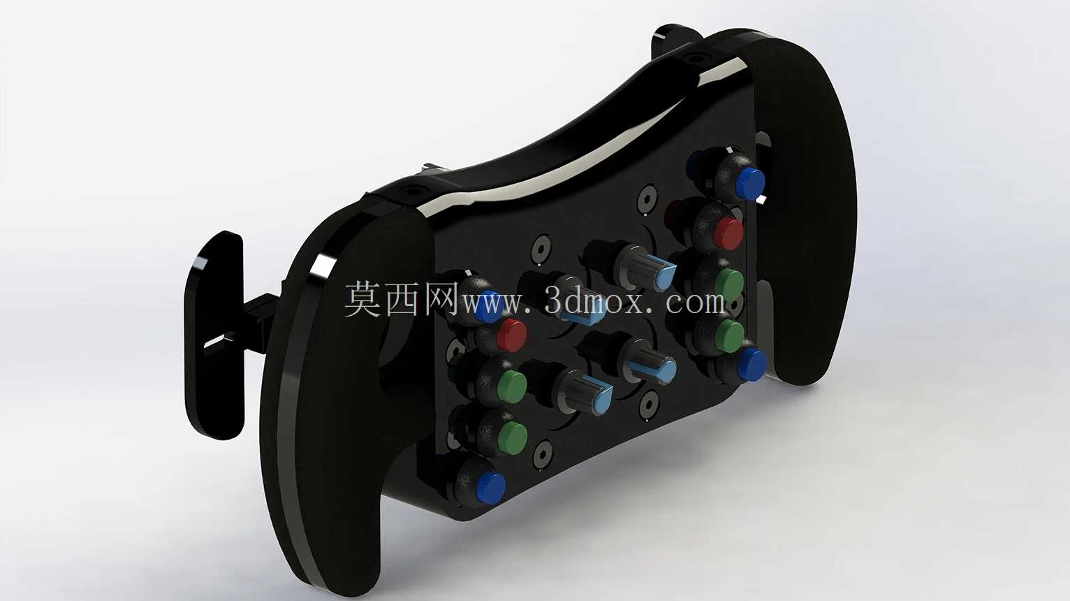 DIY 方程式方向盘 - 用于模拟赛车设置的 CAD 计划
