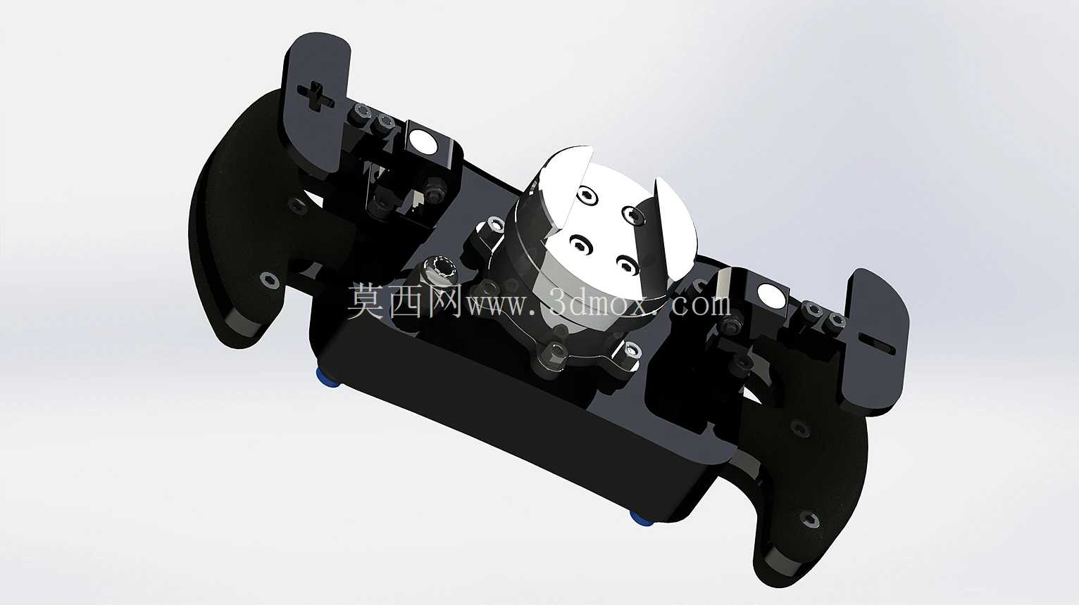DIY 方程式方向盘 - 用于模拟赛车设置的 CAD 计划