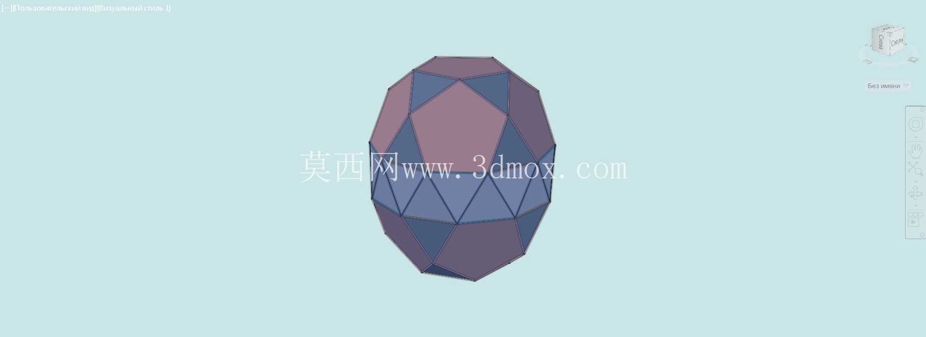 陀螺细长五边形双圆塔