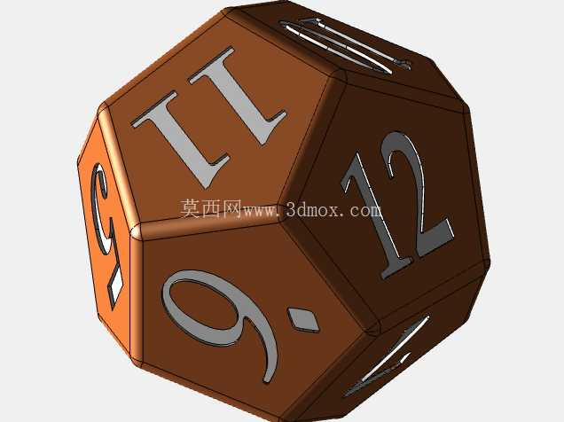 D12 十二面体骰子