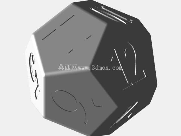 D12 十二面体骰子