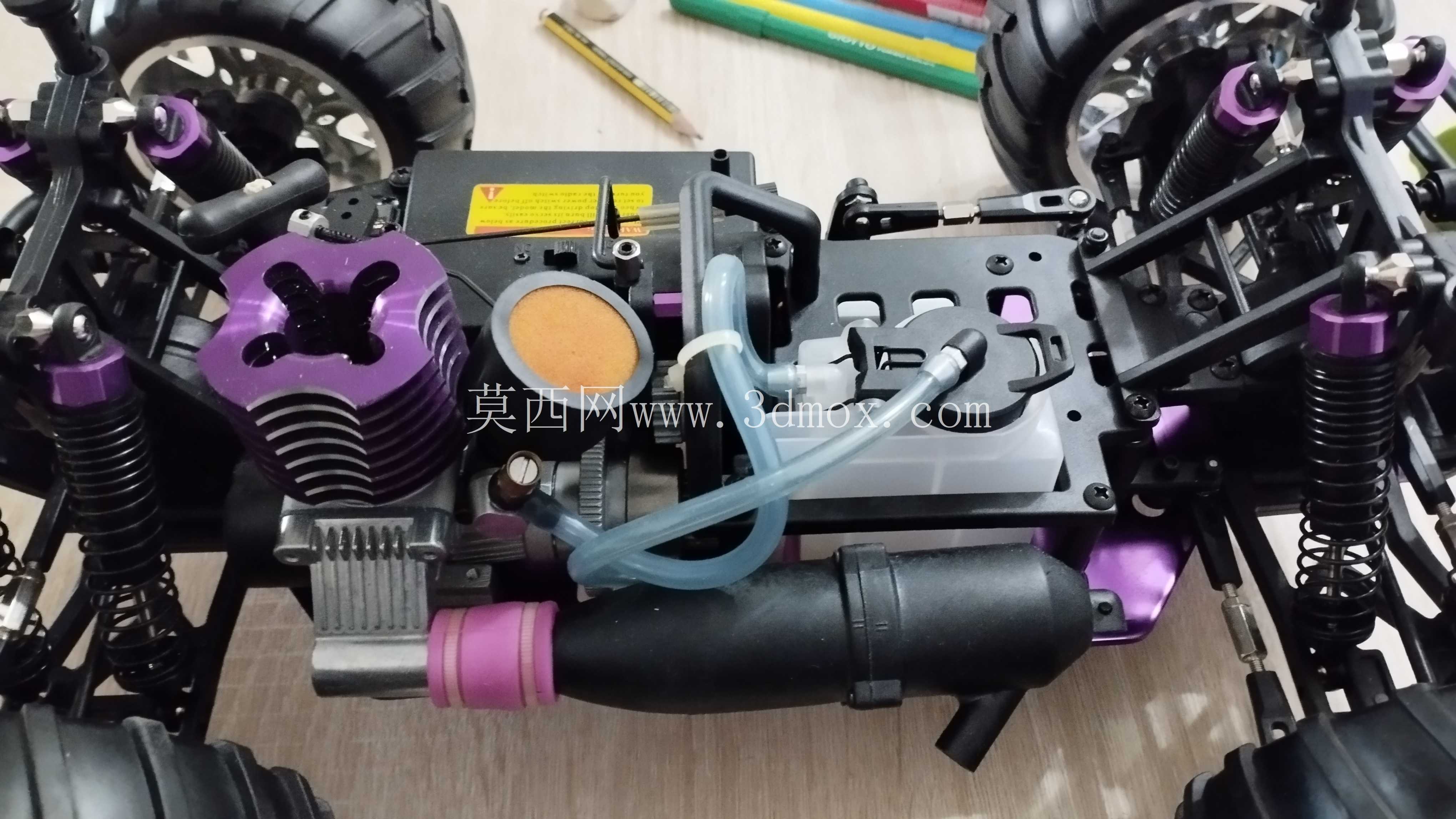 RC 540 电机支架 - 1:10 遥控汽车硝基到电动转换