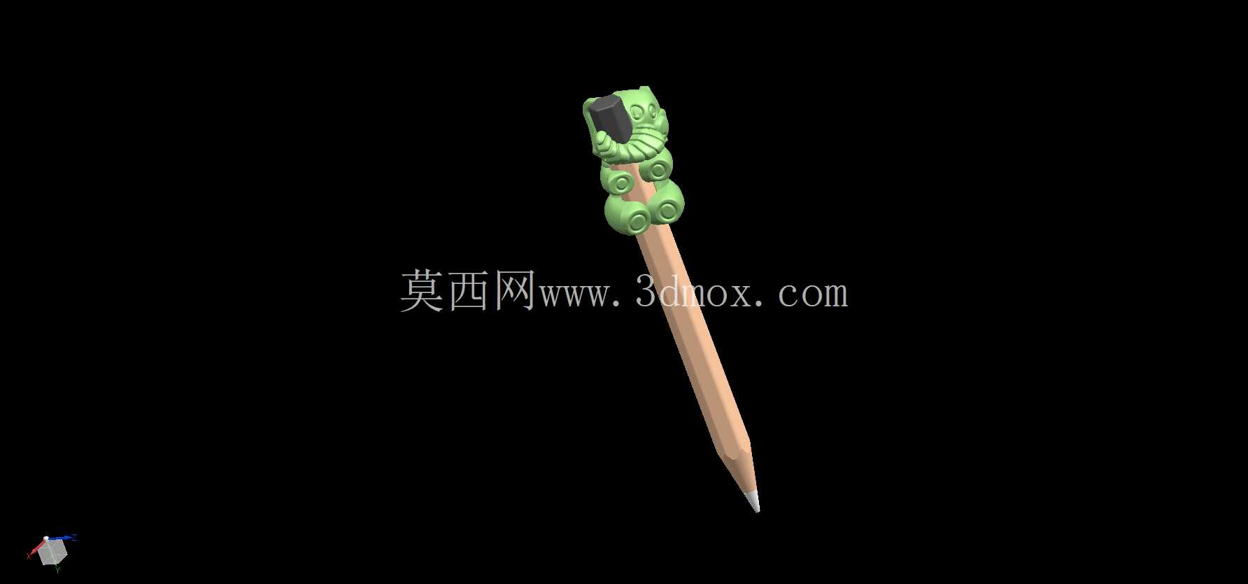 大象伙伴铅笔帽/巨型大象铅笔帽