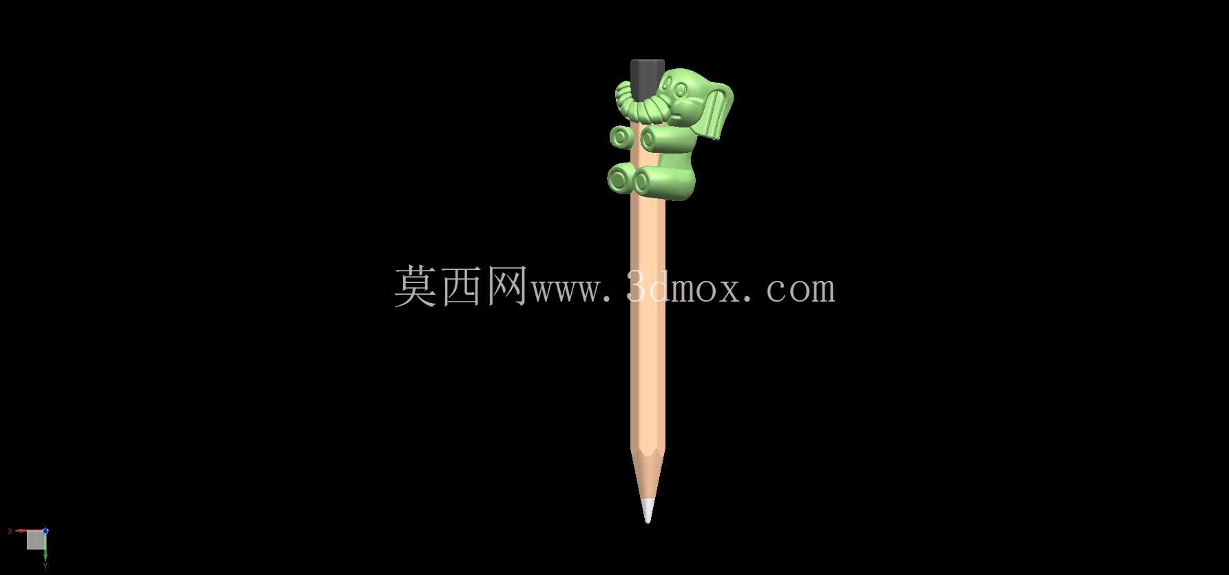 大象伙伴铅笔帽/巨型大象铅笔帽