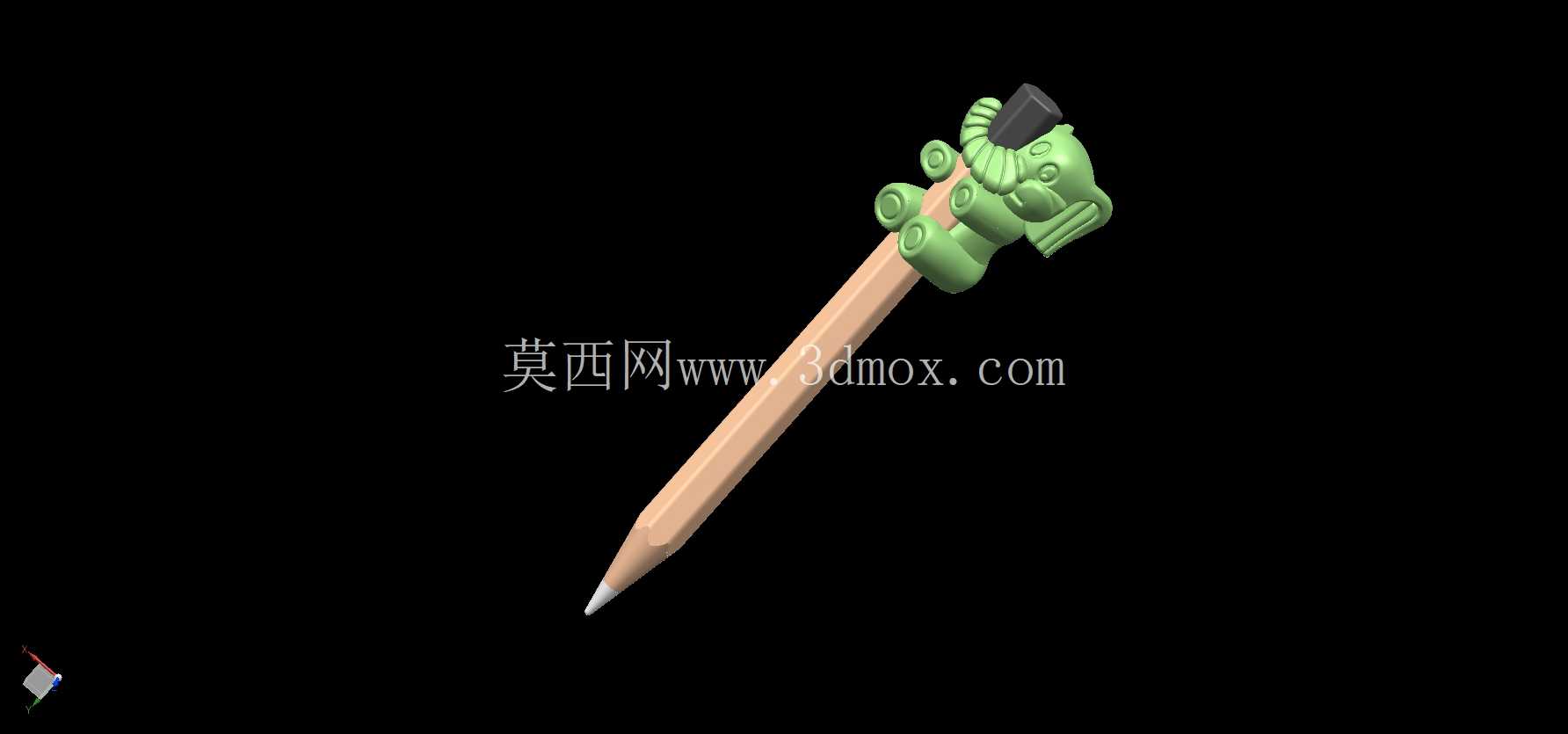 大象伙伴铅笔帽/巨型大象铅笔帽