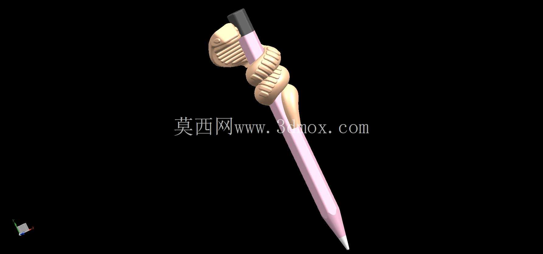眼镜蛇缠绕铅笔帽/蛇握笔帽